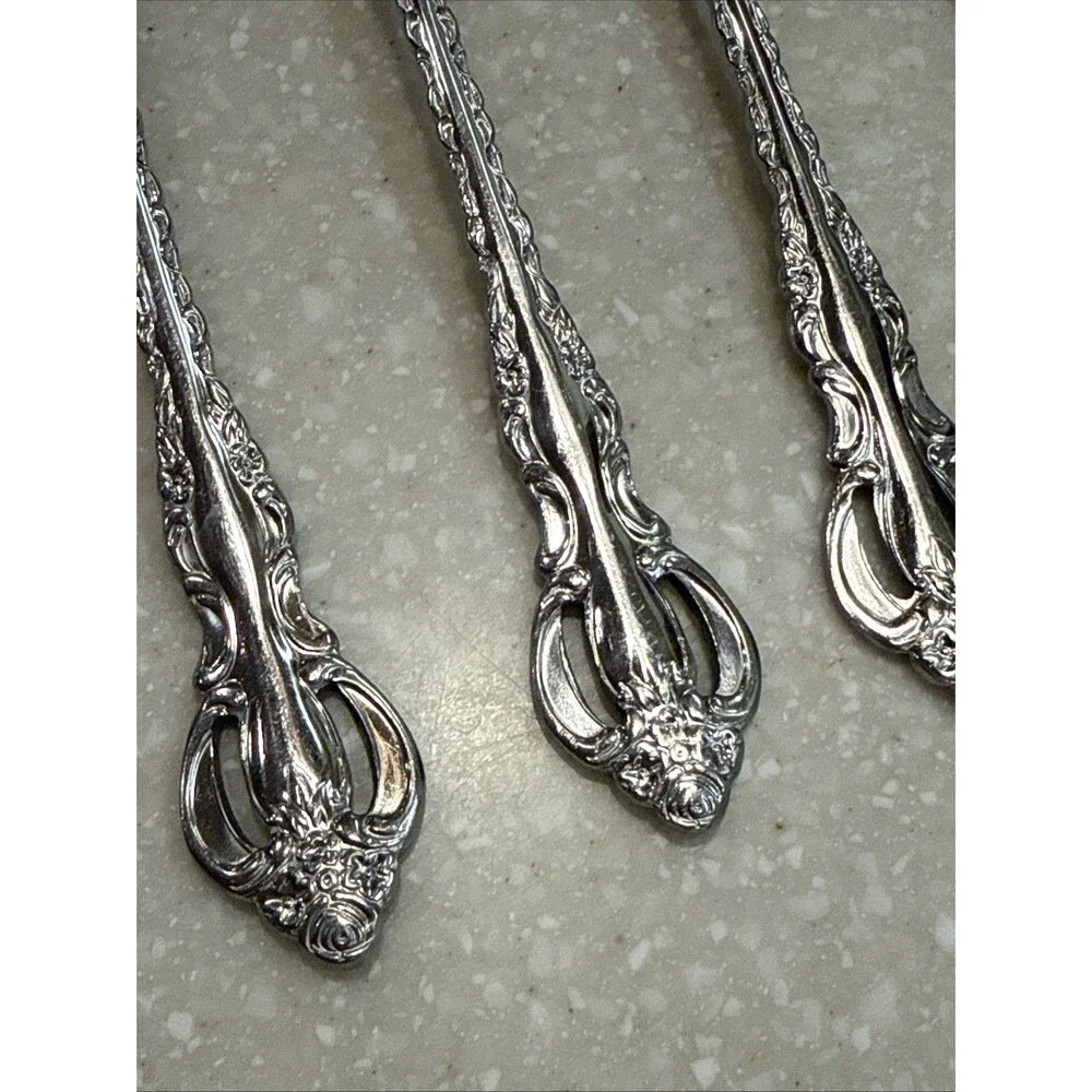 Wallace Stainless COUNTESS Set of 4 Dinner Forks M 18/10 China Flatware EUC